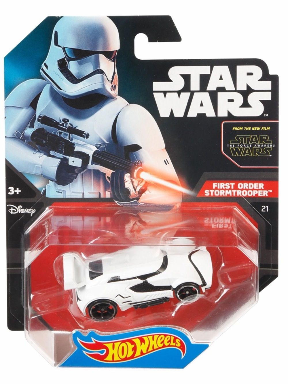 Hot Wheels Star Wars First Order Stormtrooper Car – Diecast – New in Package